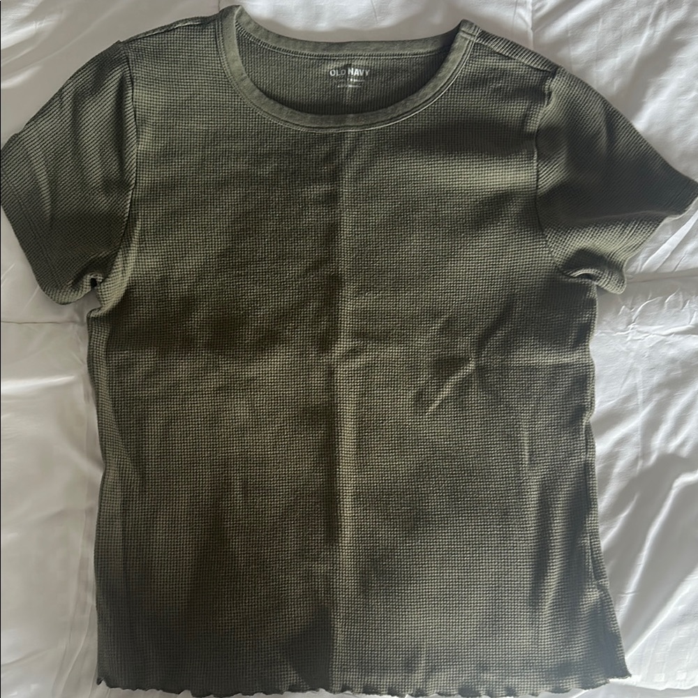 Old Navy Women's Olive Green Top